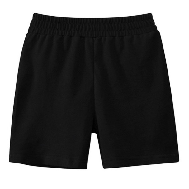 Boys Cotton Shorts (Black)